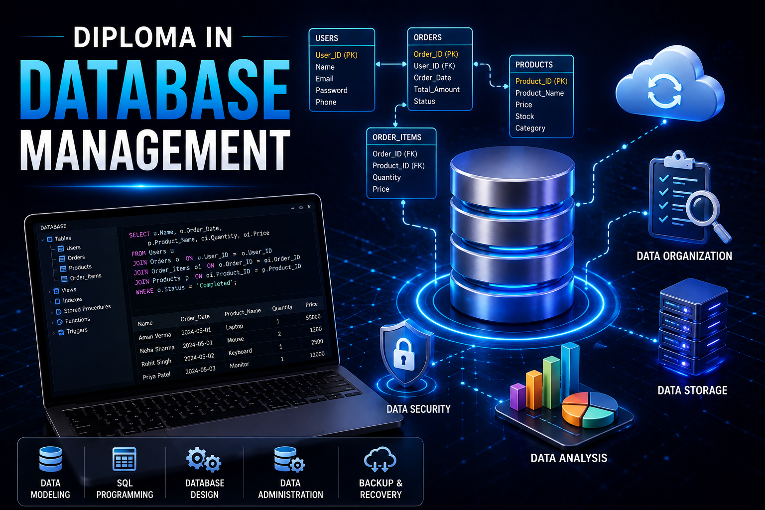 DIPLOMA IN DATABASE MANAGEMENT