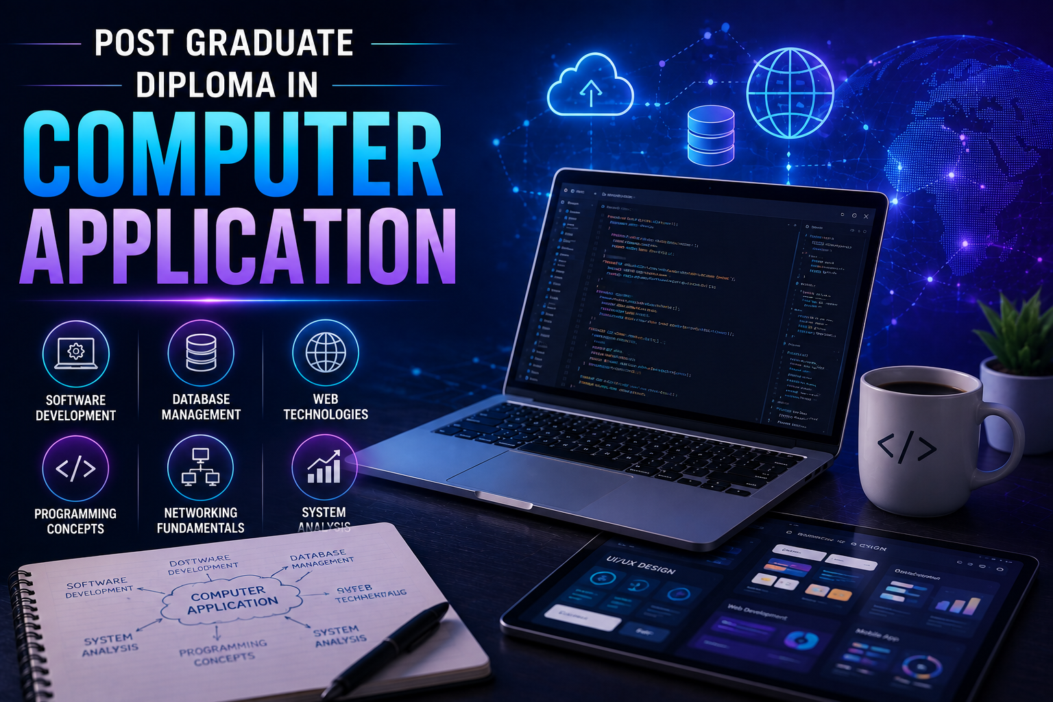 POST GRADUATE DIPLOMA IN COMPUTER APPLICATION.