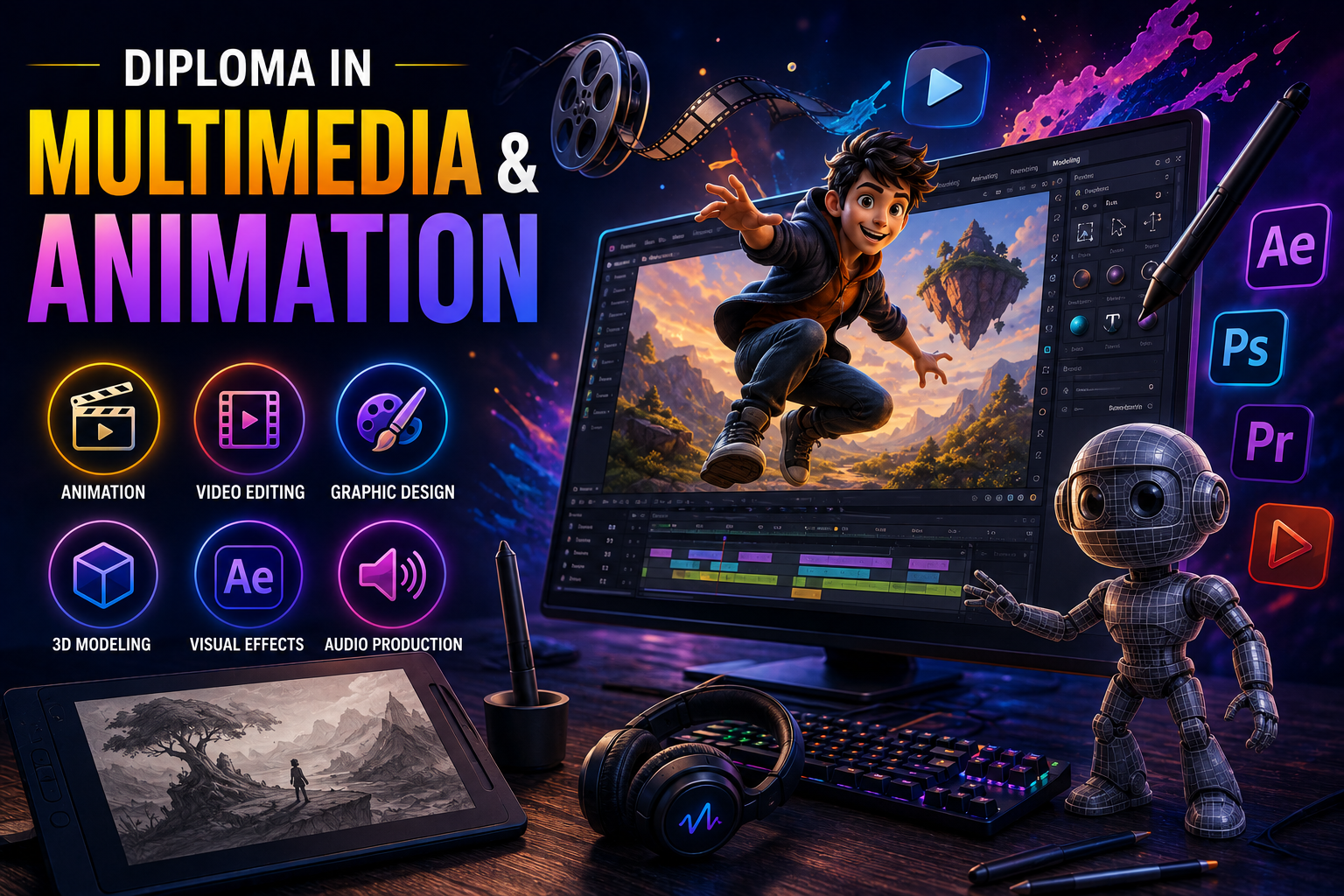 DIPLOMA IN MULTIMEDIA & ANIMATION (D.M.A.)