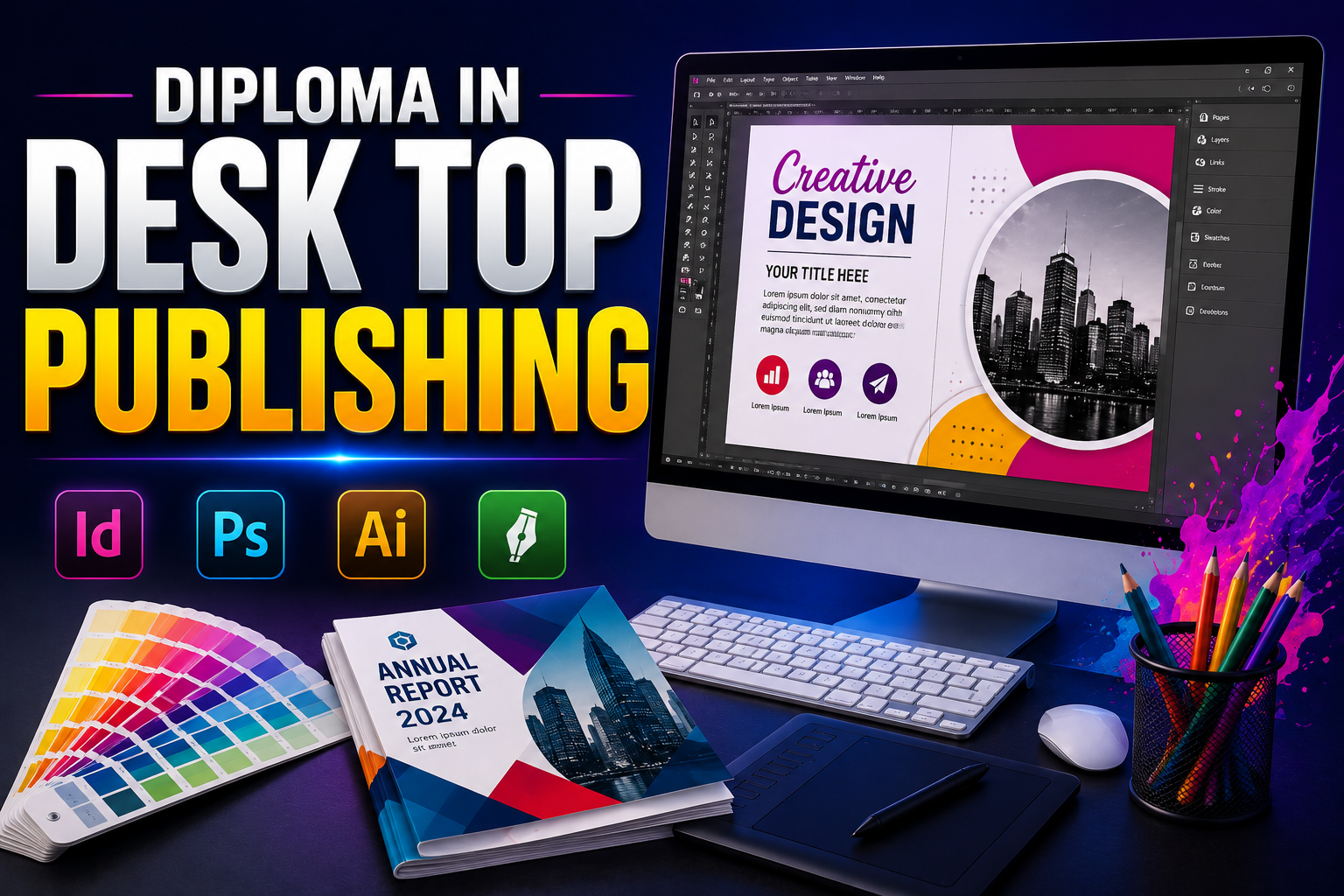 DIPLOMA IN DESK TOP PUBLISHING (D.T.P.)